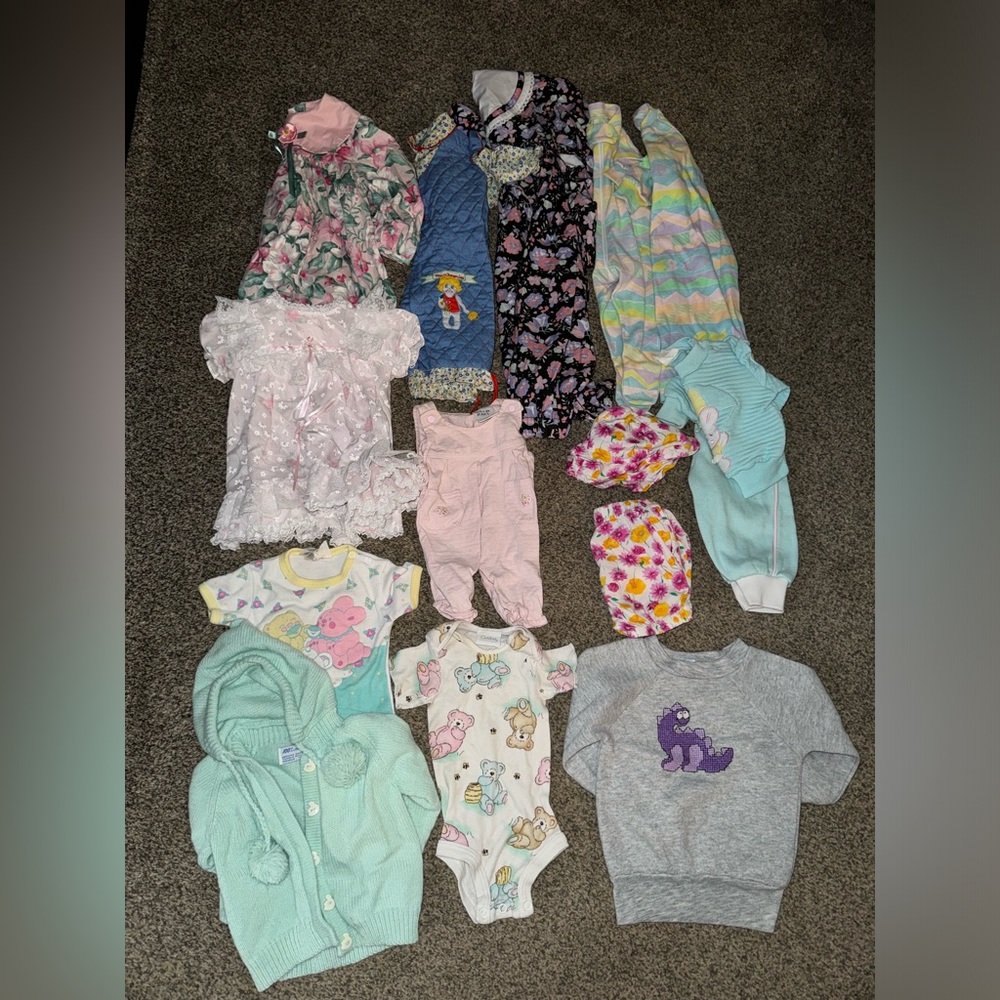Vintage Girls Clothes Lot